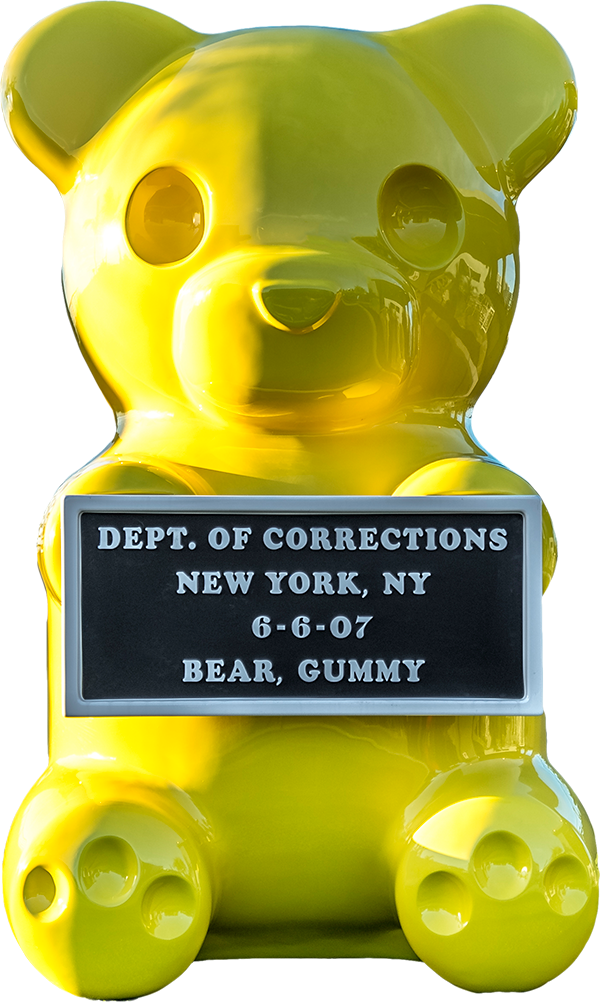 Vandal Gummy Bear Sculpture